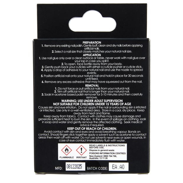OXX Cosmetics 24 Pack Artificial Nails with Adhesive, Pointed Stiletto Shape - Leopard Gold Gems