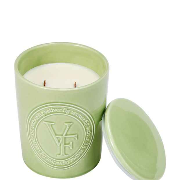 Anko XL Vetiver Fig Soy Wax Ceramic Candle