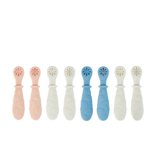 Anko 4 Pack Silicone Pre-Spoons - Assorted