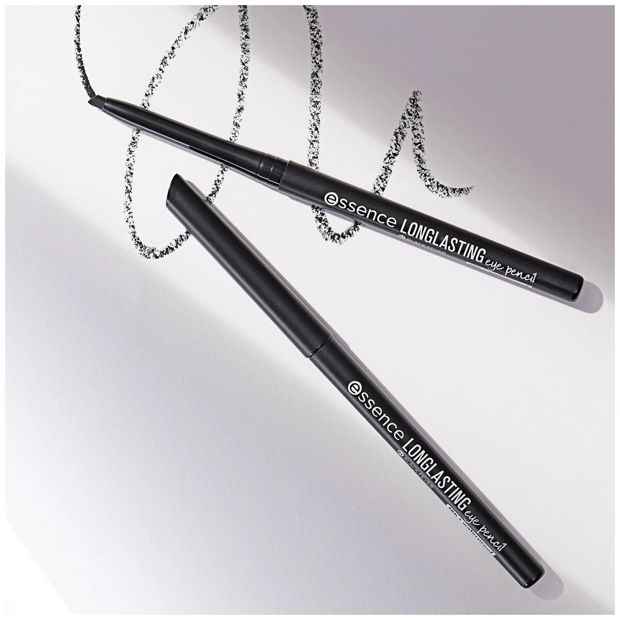 Essence Long Lasting Eye Pencil - Black Fever 01