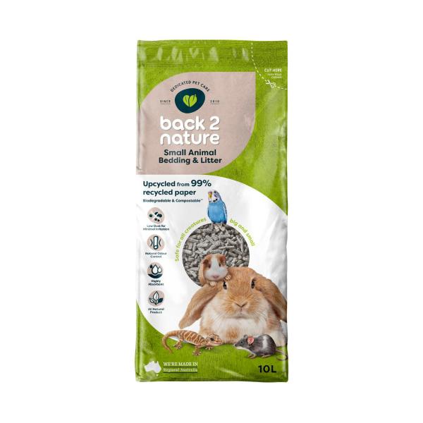 BACK 2 NATURE SMALL ANIMAL BEDDING & LITTER 10 LITRE