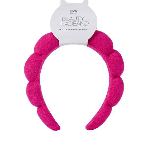 OXX Bodycare Beauty Headband - Bright Pink