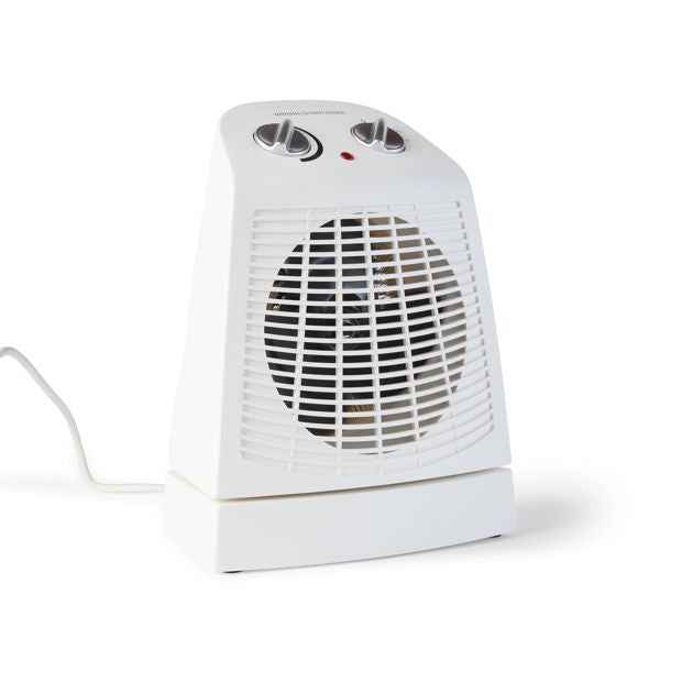 Anko Oscillating Fan Heater - White