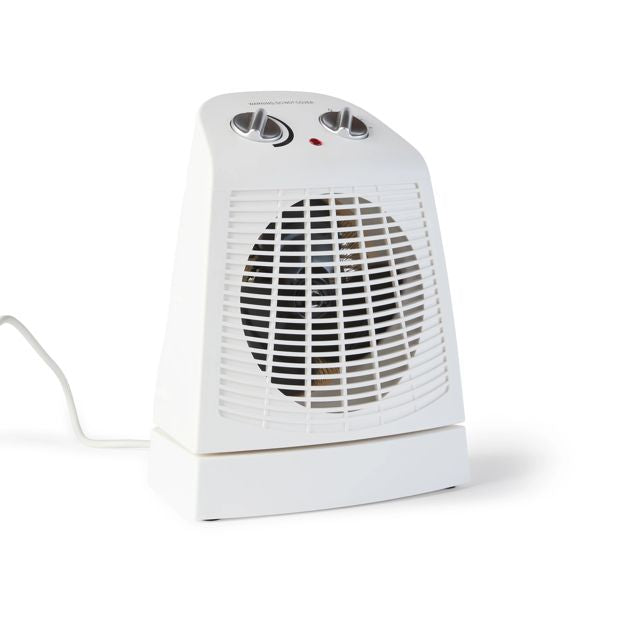 Anko Oscillating Fan Heater - White