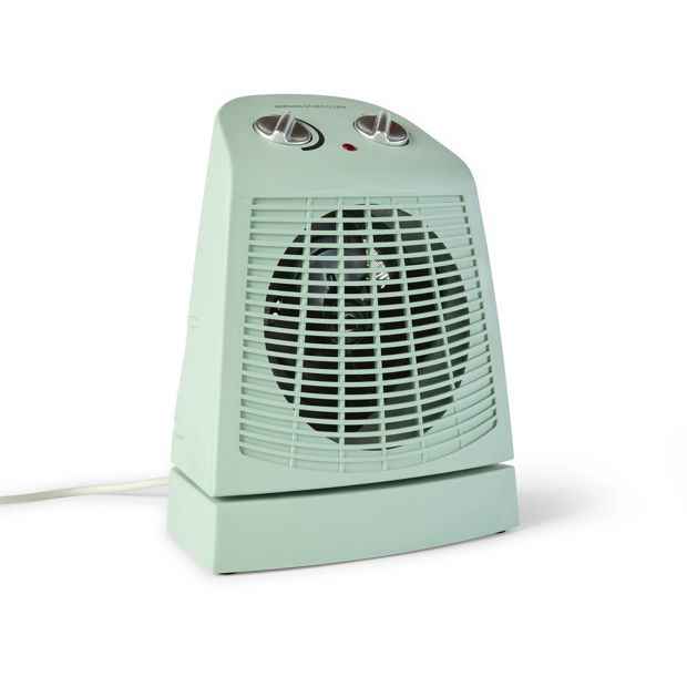 Anko Oscillating Fan Heater - Green