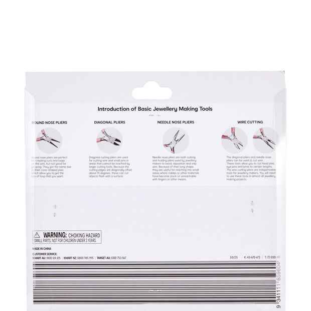 Anko 3 Pack Jewellery Making Tools