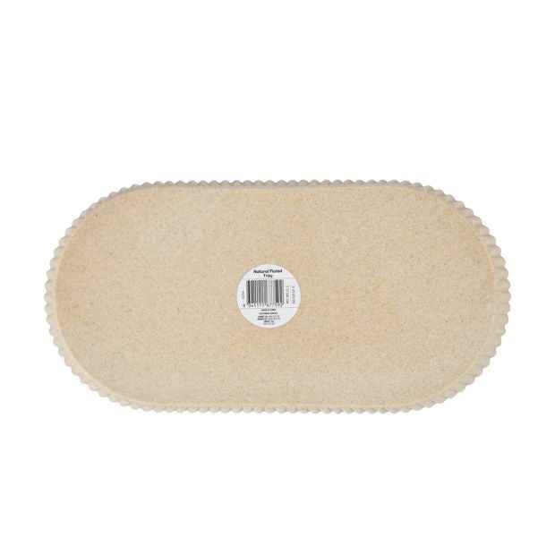 Natural Fluted Tray - Anko