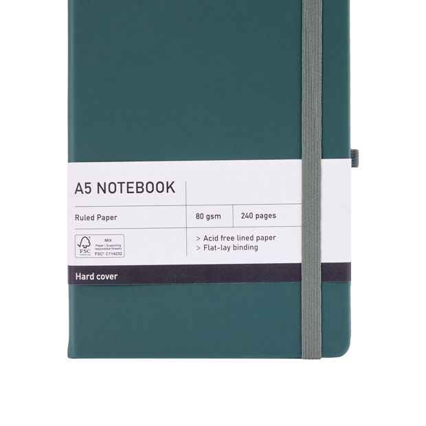 Anko A5 Notebook- Sage