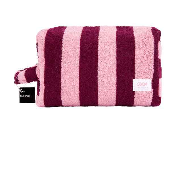 OXX Cosmetics Makeup Bag - Pink and Maroon