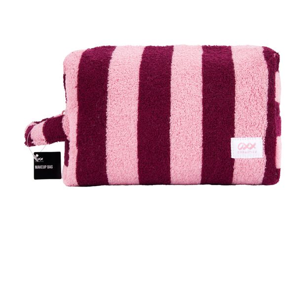 OXX Cosmetics Makeup Bag - Pink and Maroon