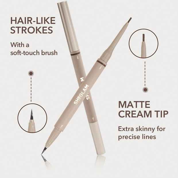 SHEGLAM Brows on Demand 2-in-1 Brow Pencil - Auburn