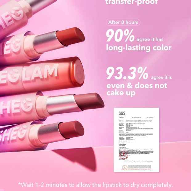 SHEGLAM Dynamatte Boom Long-lasting Matte Lipstick - High Key