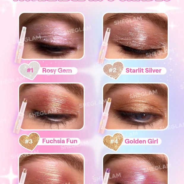 SHEGLAM Crystal Jelly Glaze Stick - Starlit Silver