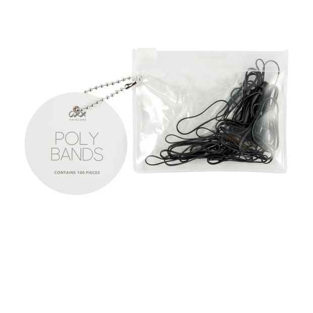 100 Piece Poly Bands - OXX Haircare