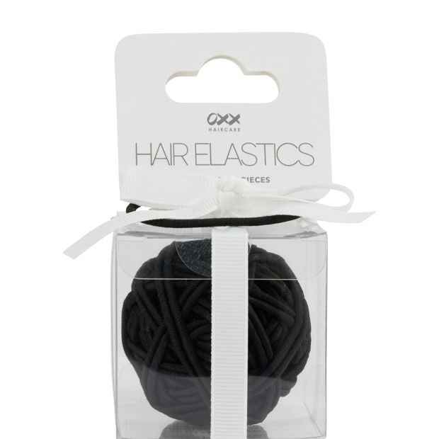 45 Piece Hair Elastics, Black - OXX Haircare
