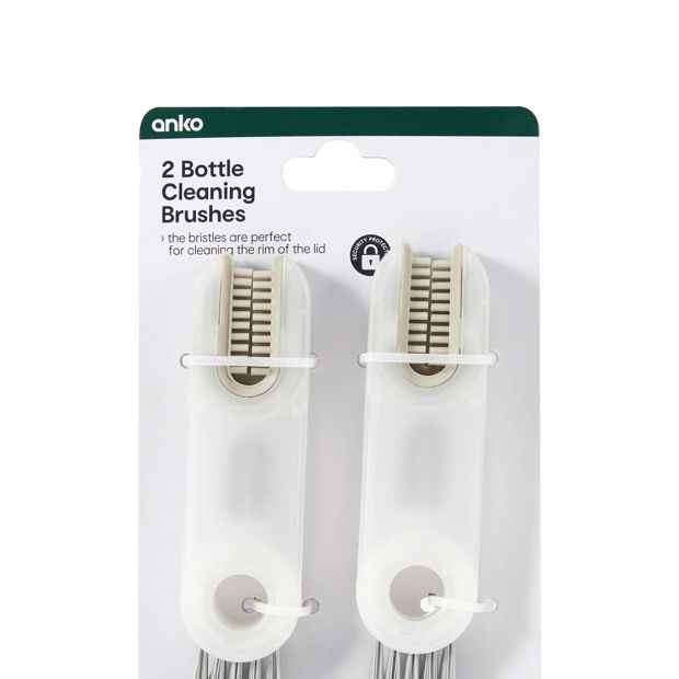 Anko 2 Pack Bottle Cleaning Brushes
