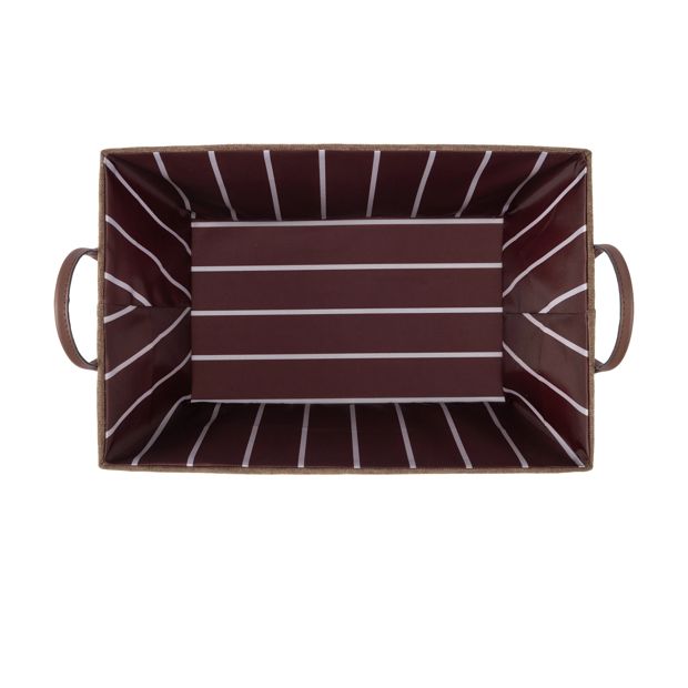 Anko Tapered Chenille Basket - Chocolate