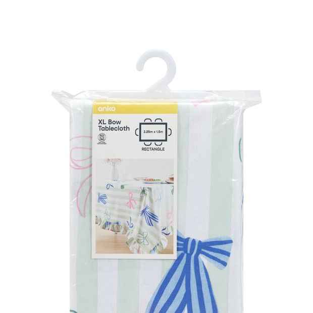 Anko Extra Large Bow Tablecloth