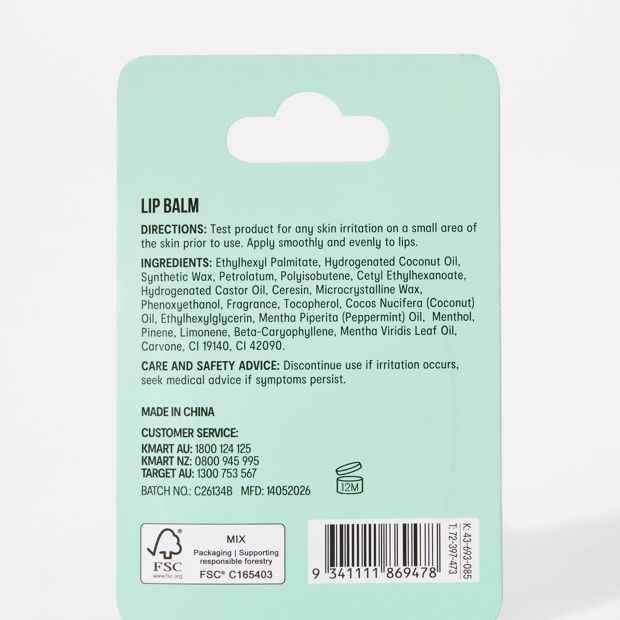 OXX Beauty Ice Cream Lip Balm - Mint Choc Scented