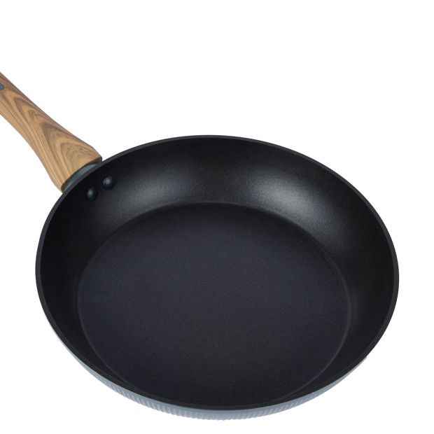 Anko 28cm Linear Frypan - Wood Look