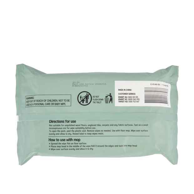 Anko 30 Pack Floor Mop System Wipes - Wet
