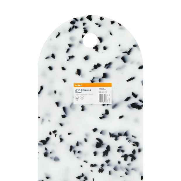 Anko Arch Chopping Board - White and Black
