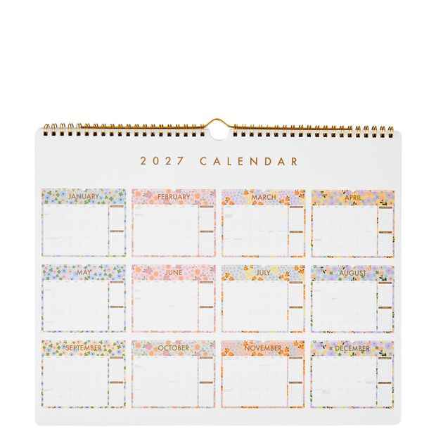 Anko 2027 Wall Flower Calendar