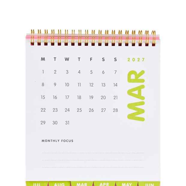 Anko 2027 Leisure Desk Calendar