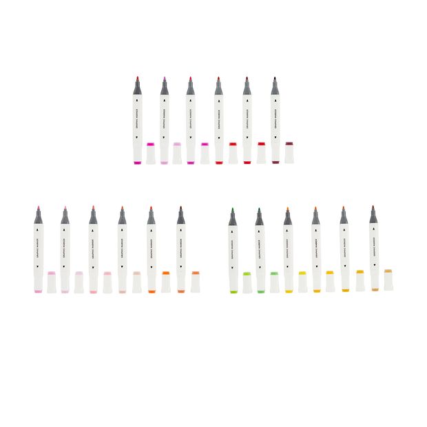 Anko 36 Pack Double Ended Markers
