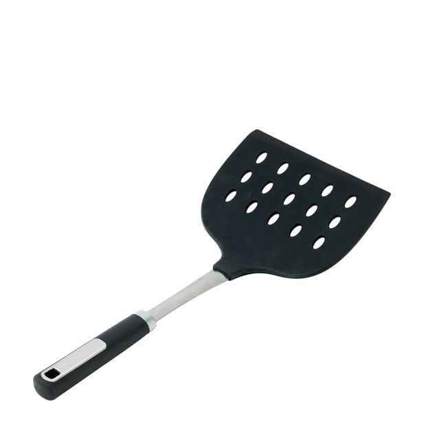 Anko Silicone & Stainless Steel Large Slotted Turner with Soft Touch Handle