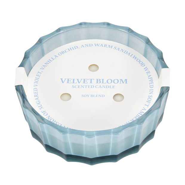 Anko XL Velvet Bloom Glass Candle