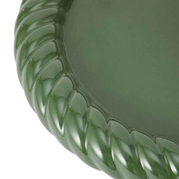 Anko Green Twist Edge Decor Tray