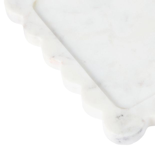 Anko Wavy Edge Marble Decor Tray