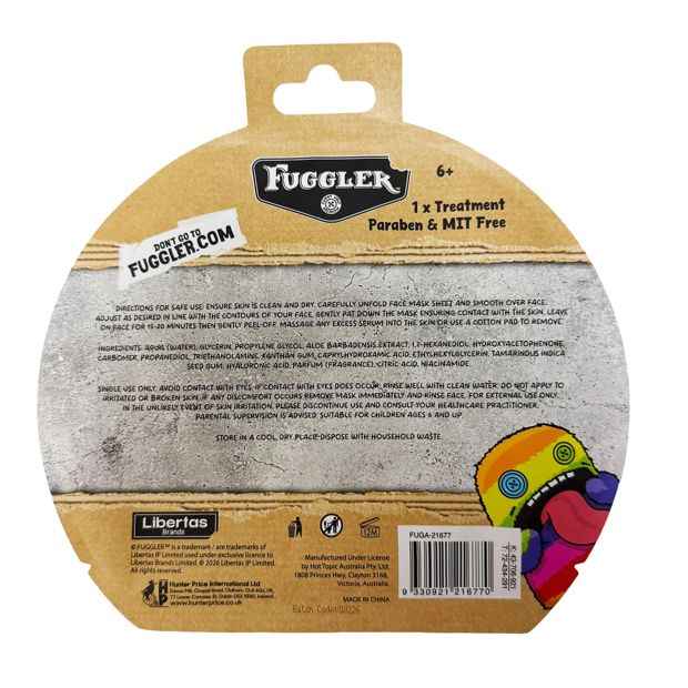 Fuggler Hydrating Rainbow Face Sheet Mask - Blueberry Scented