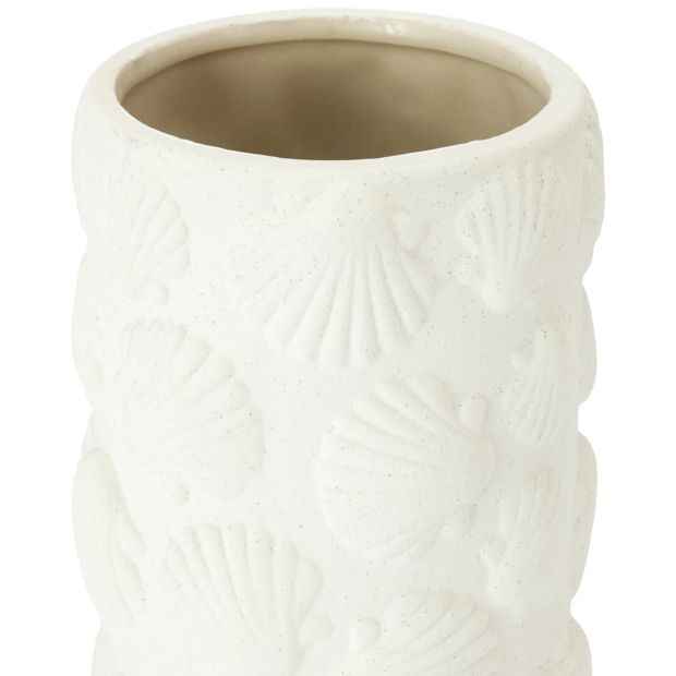 Anko Shell Textured Ceramic Vase