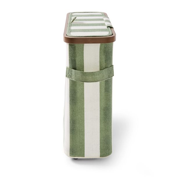 Anko Linen Look Stripe Toilet Roll Holder