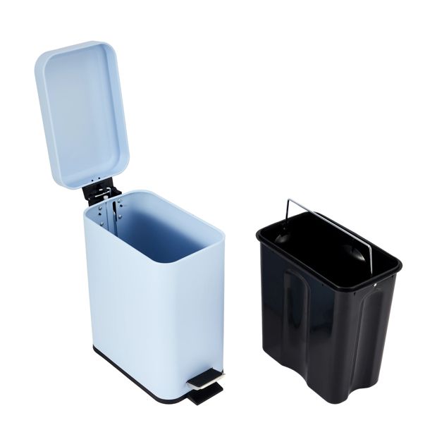 Anko 5L Slim Line Bin - Blue