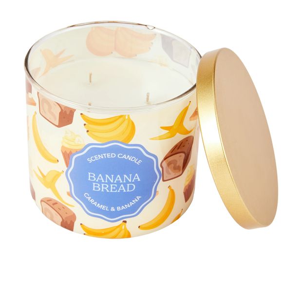 Anko Graphic Banana Bread Candle