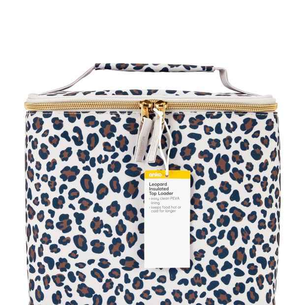 Anko Leopard Insulated Top Loader