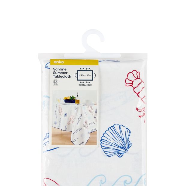 Anko Sardine Summer Tablecloth