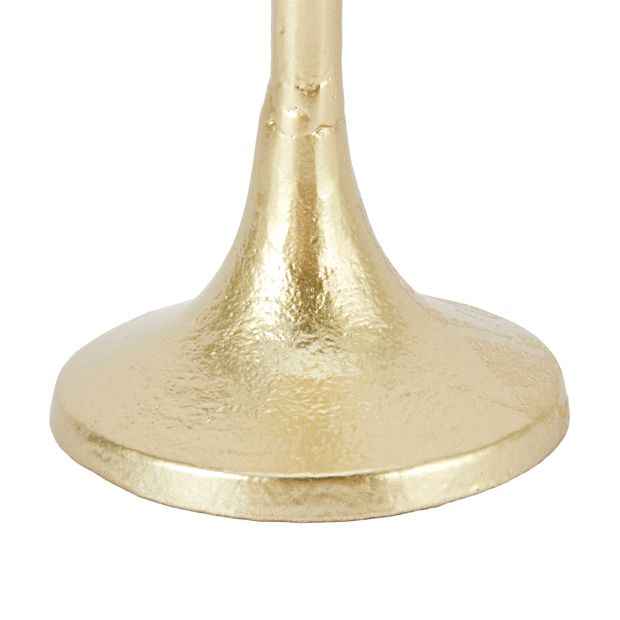 Anko Brass Look Palm Taper Candle Holder