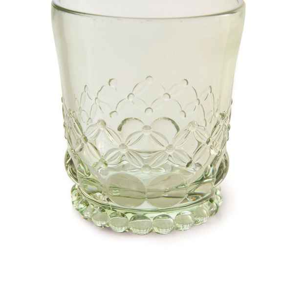 Anko 6 Green Flora Tumbler Glasses