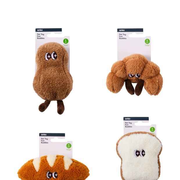 Pet Toy Fun Buddies - Assorted - Anko