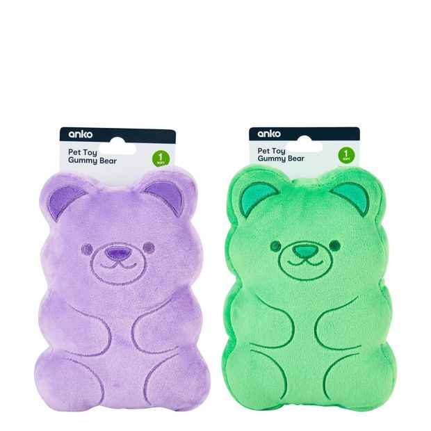 Anko Gummy Bear Pet Toy - Assorted