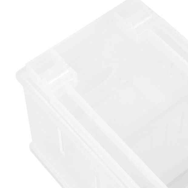 Anko High Stackable Roller Storage - Clear