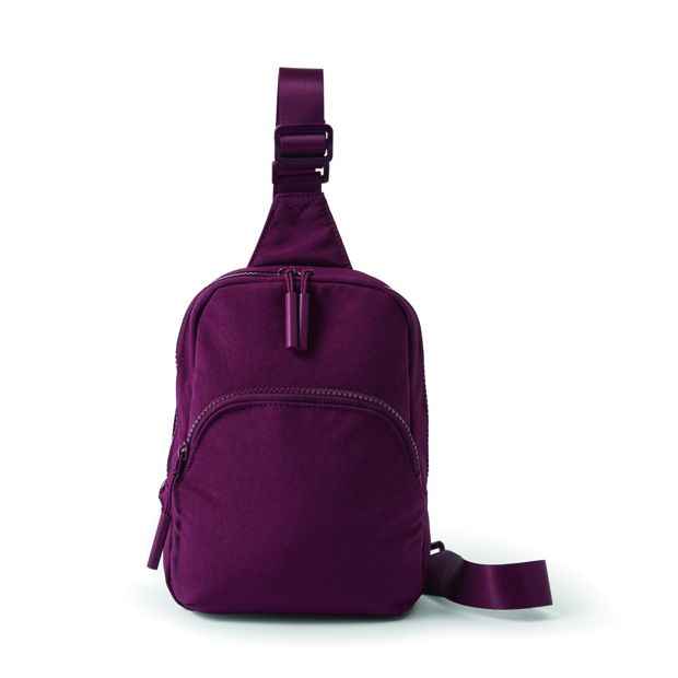 Anko Travel Sling Bag - Burgundy