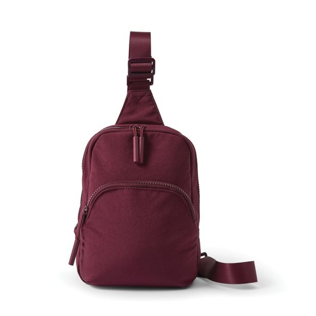 Anko Travel Sling Bag - Burgundy