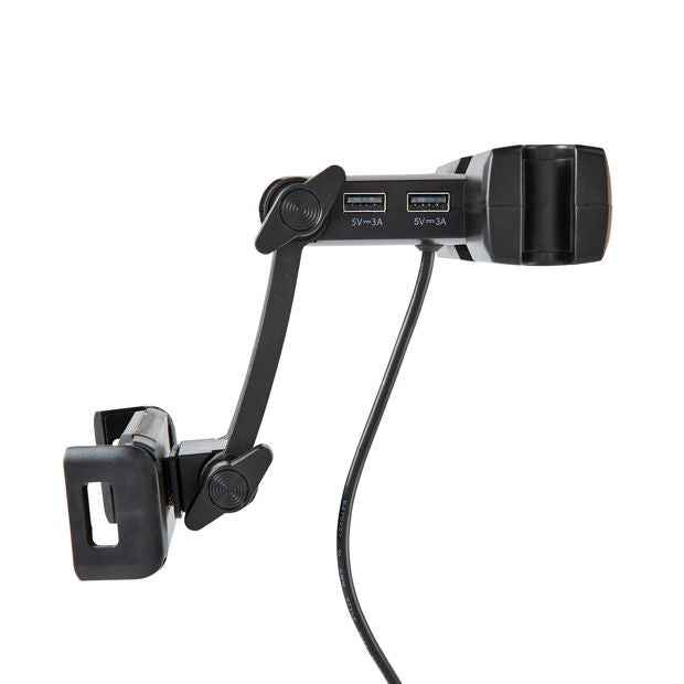 Anko Car Charger with Holder - Black