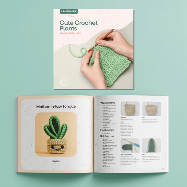 Craft Maker Cute Crochet Plants Kit