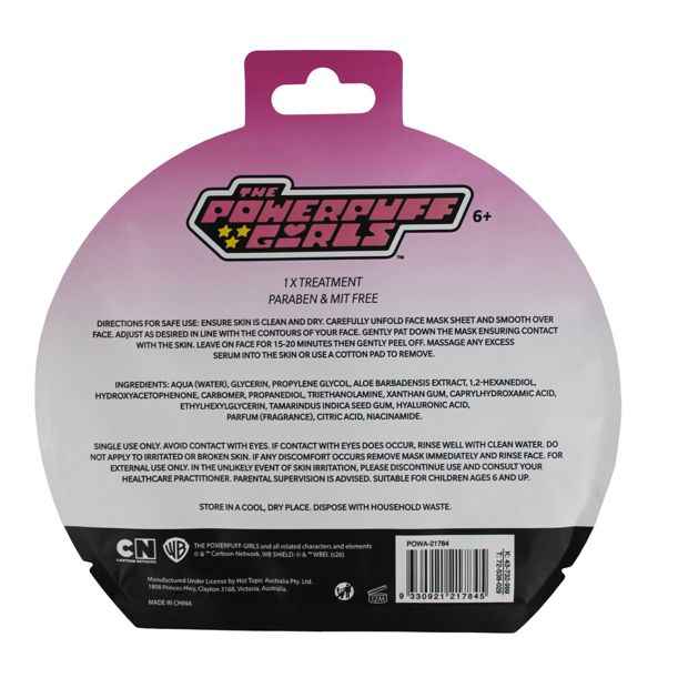 The Powerpuff Girls Sheet Mask - Strawberry Scented